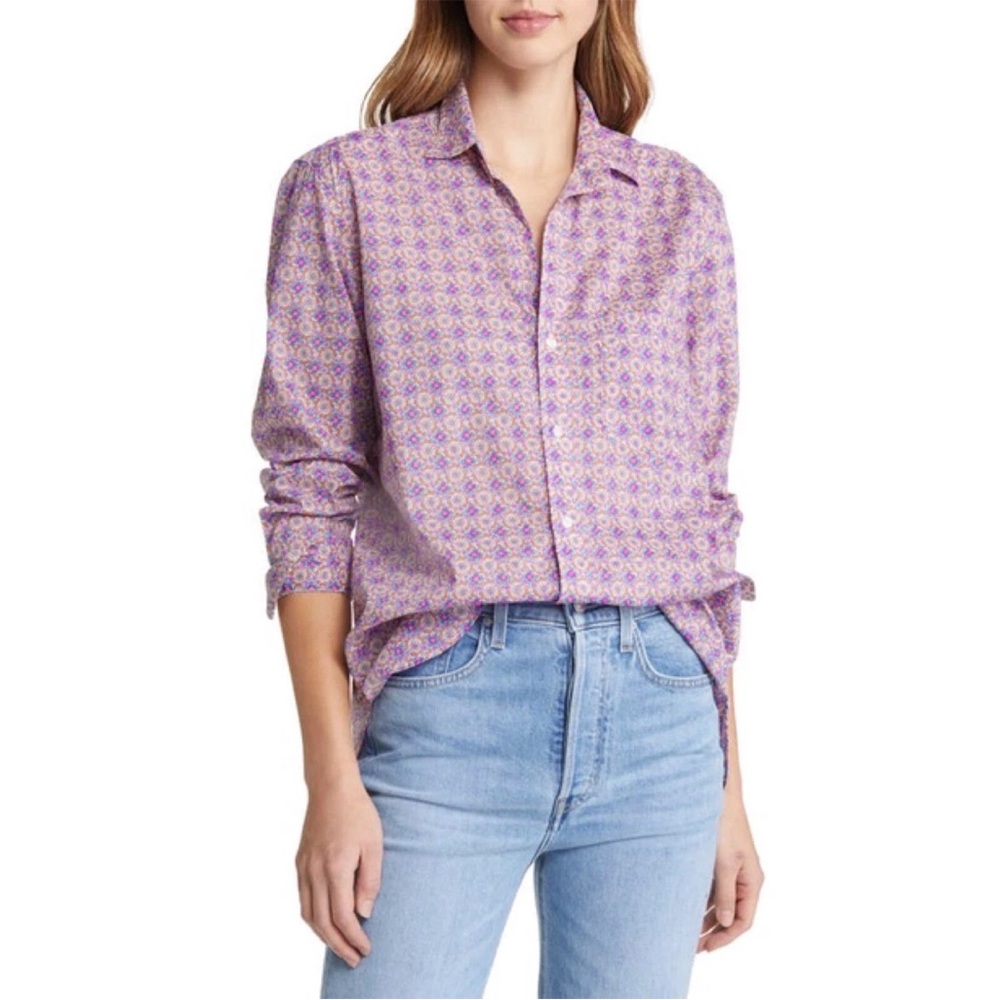 Frank & Eileen Joedy Top in Liberty Floral Mosaic XS